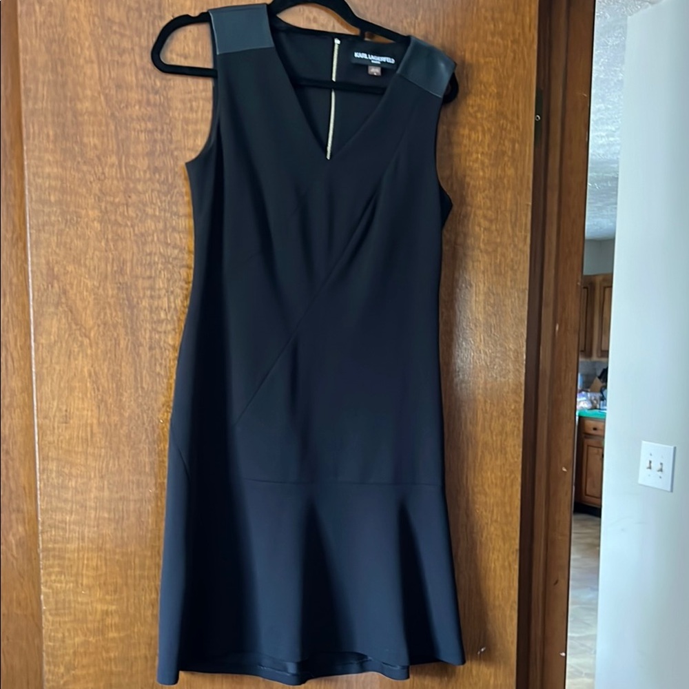 Karl Lagarfeld  Paris Elegant Black Dress